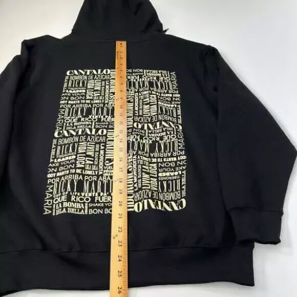 Ricky Martin Mens Hoodie Sweatshirt Cantalo Concert Sweater Black Lane Steven M - Picture 11 of 11
